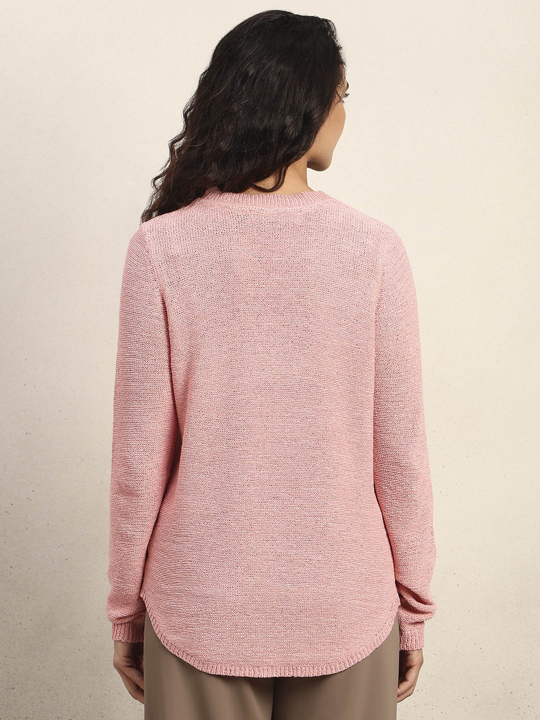 Pink Knitted Pullover - Image 4