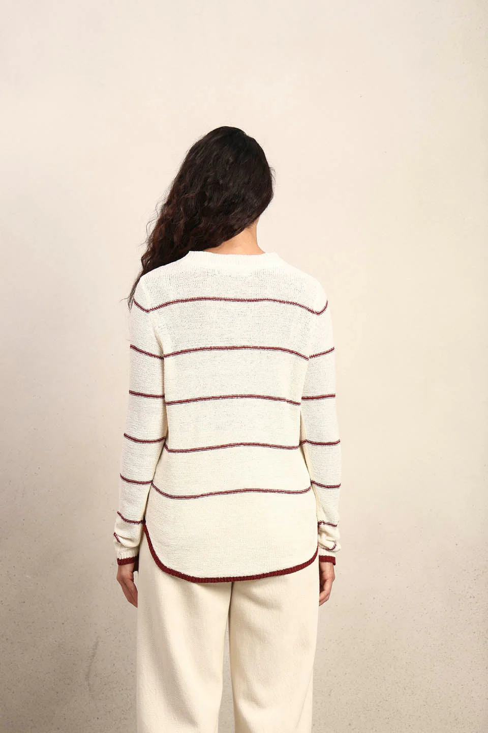 Striped Knitted Pullover - Image 10