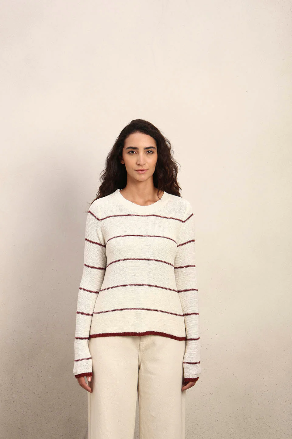 Striped Knitted Pullover - Image 9
