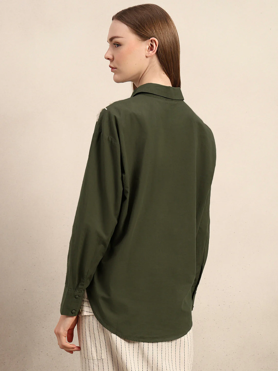 Organic Cotton Embroidered Shirt - Image 4
