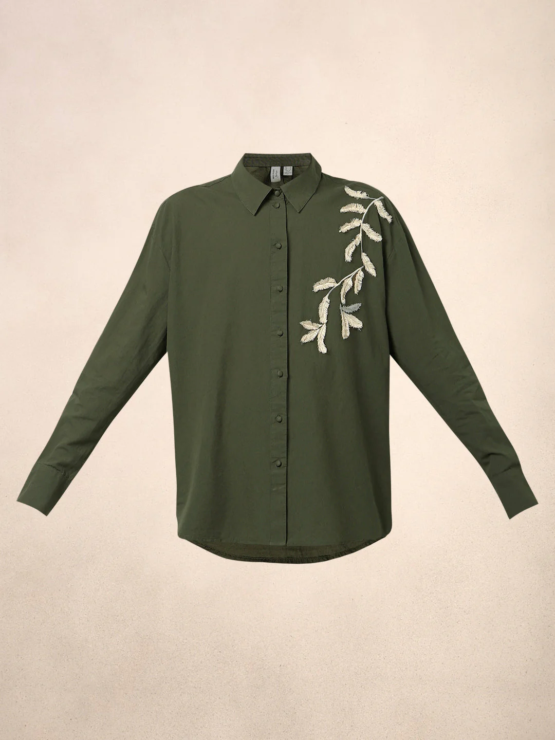 Organic Cotton Embroidered Shirt - Image 7
