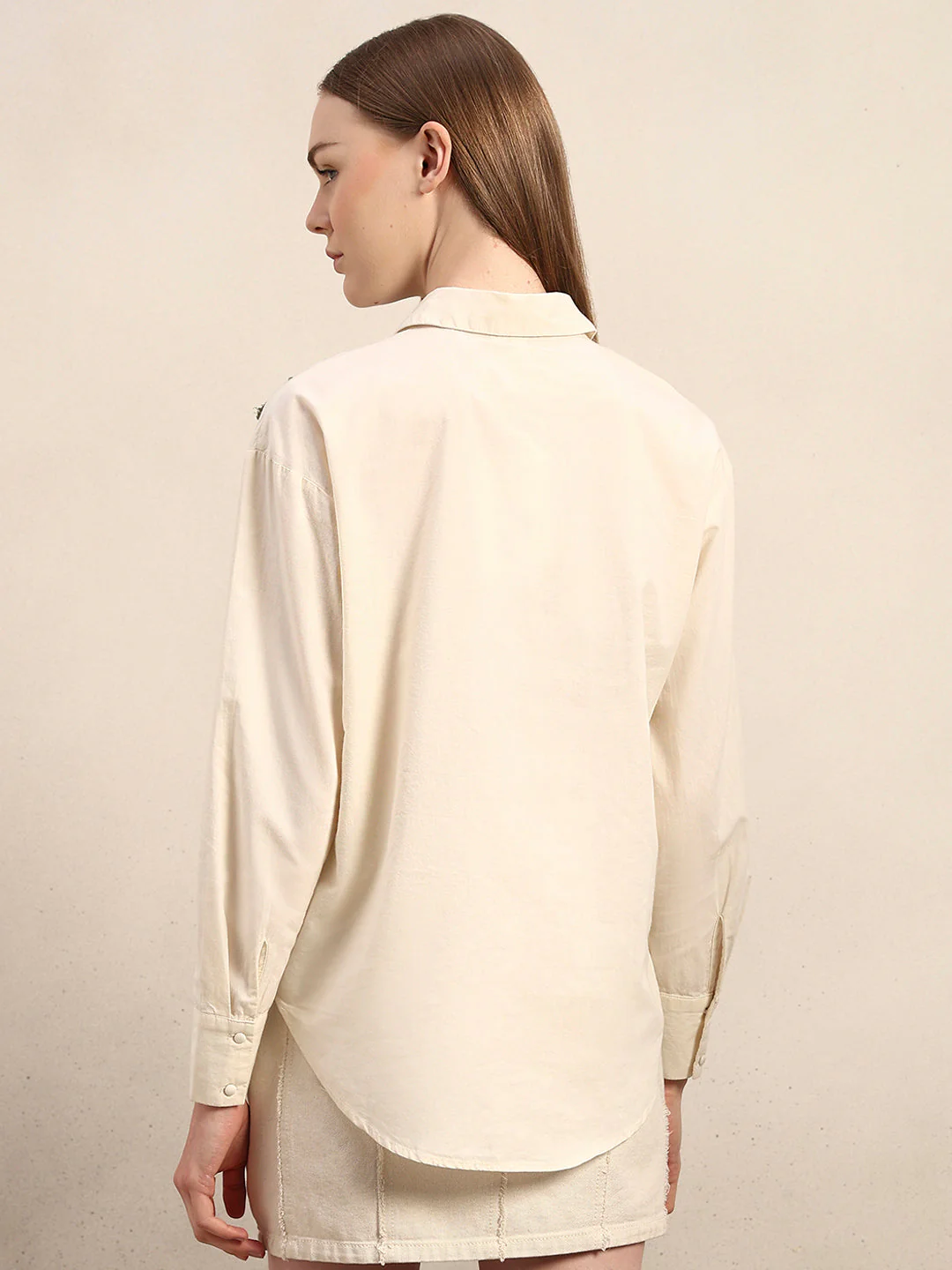 Embroidered Button Down Shirt - Image 4