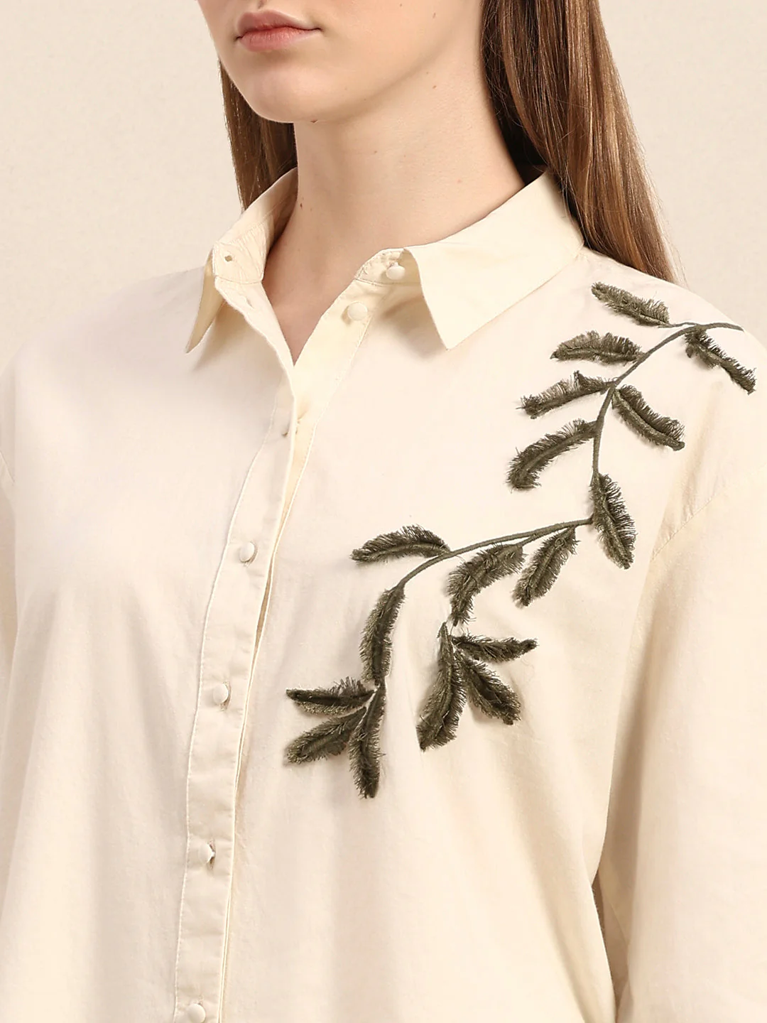Embroidered Button Down Shirt - Image 8