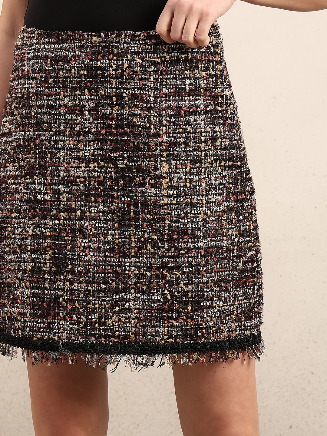 Printed Mini Pencil Skirt - Image 6