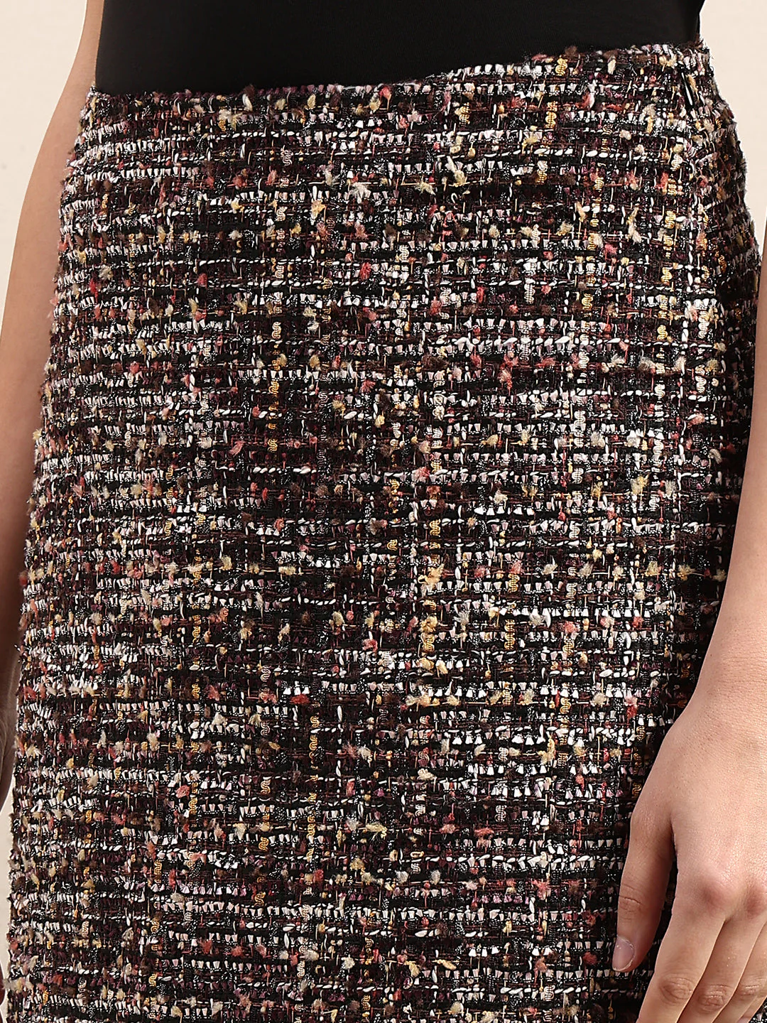 Printed Mini Pencil Skirt - Image 7