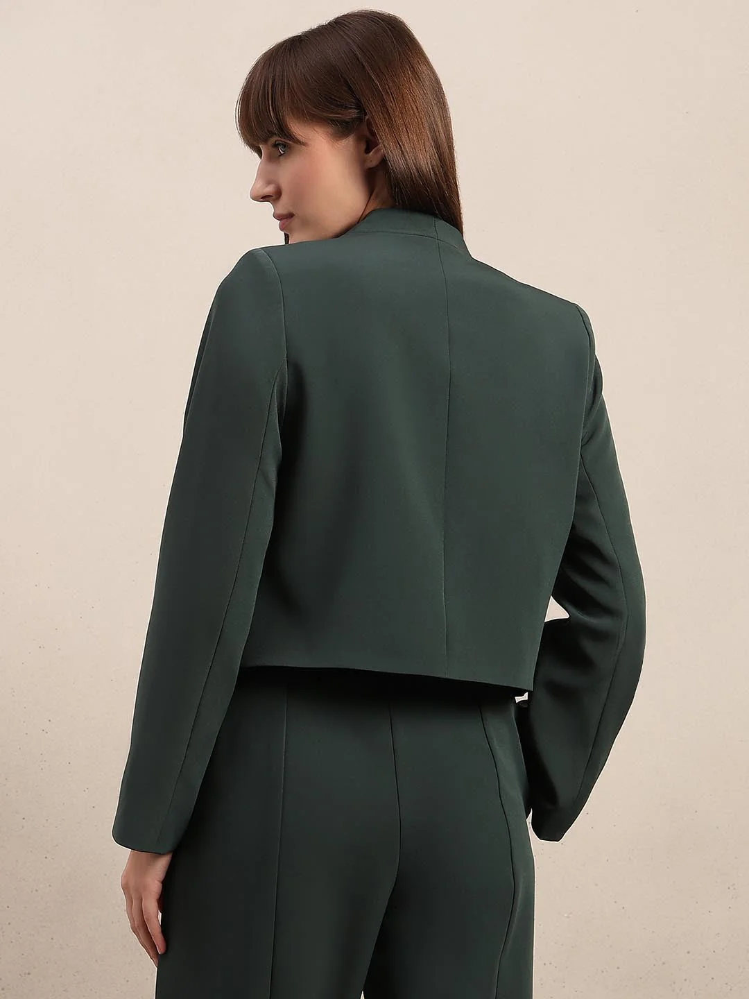 Dark Green Tailored Blazer - Image 4