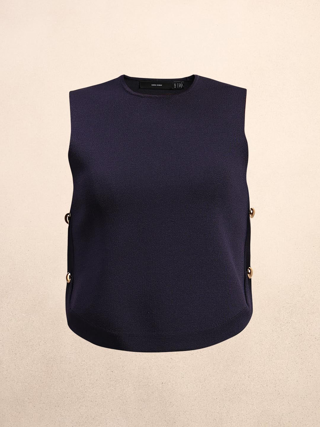 Navy Blue Sleeveless Top - Image 7