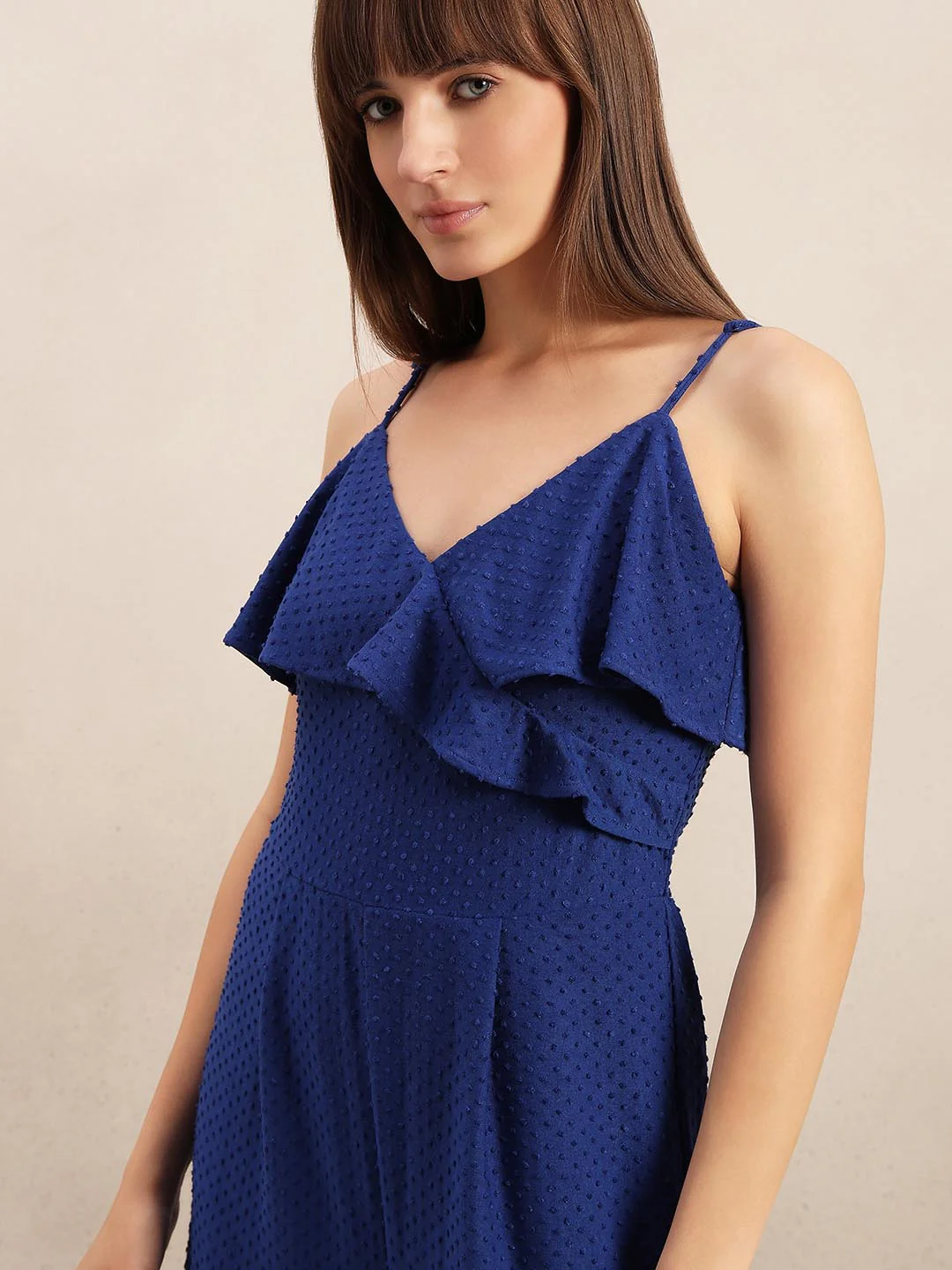 Textured Strappy Jumpsuit - Image 5