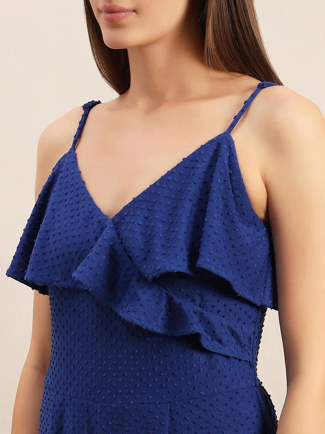Textured Strappy Jumpsuit - Image 6