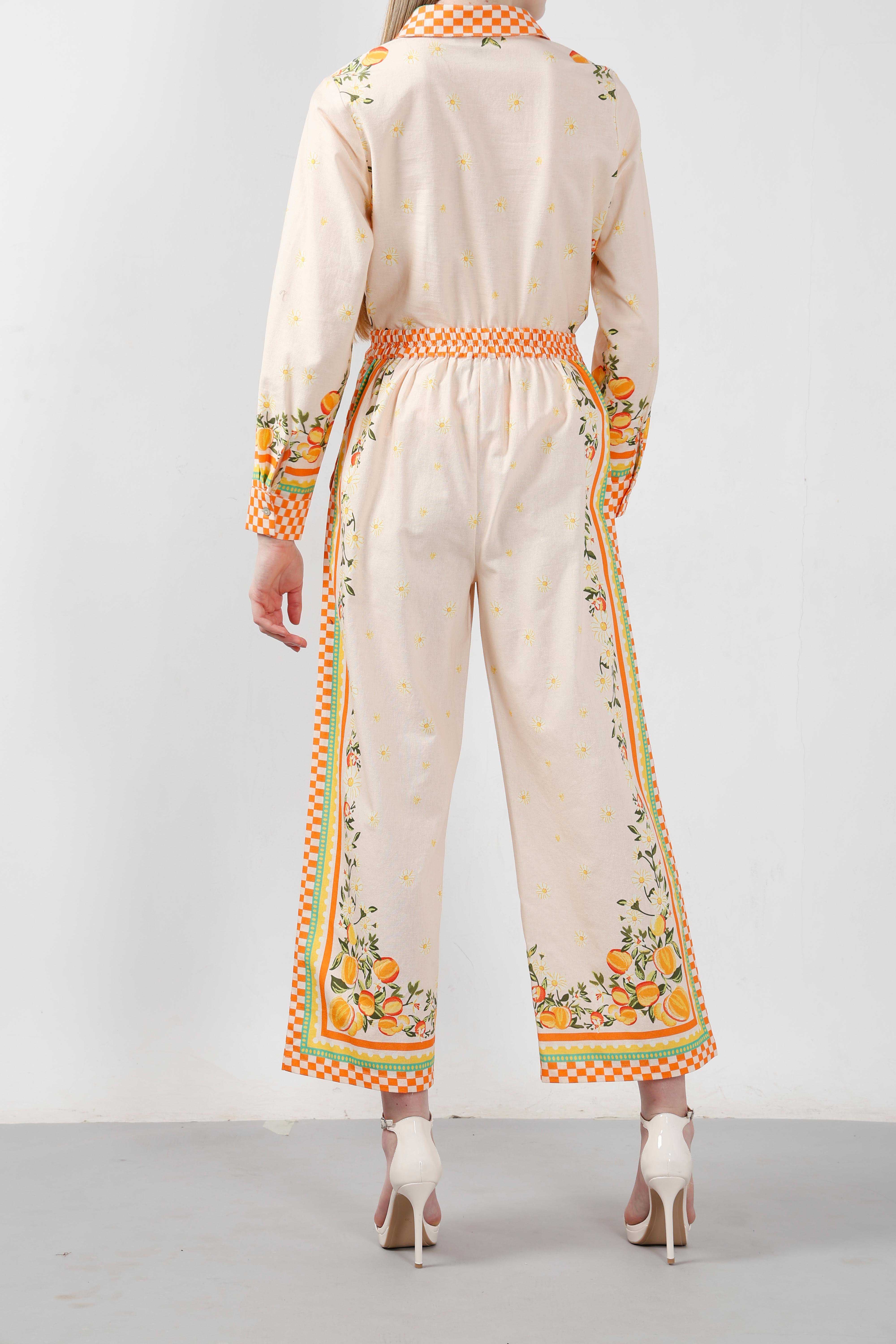 Vero Moda Yellow Printed Pants - Image 10