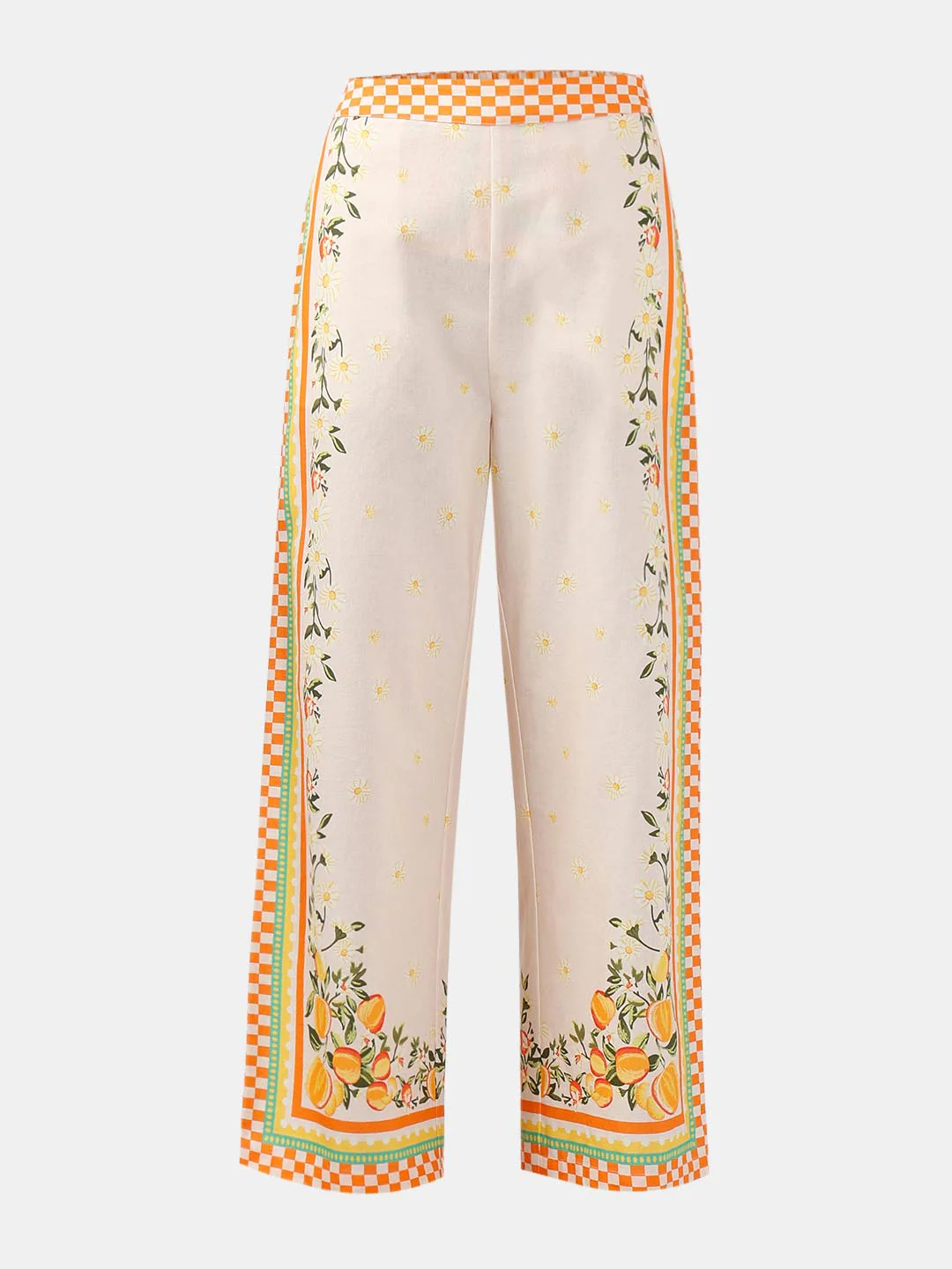 Vero Moda Yellow Printed Pants - Image 7