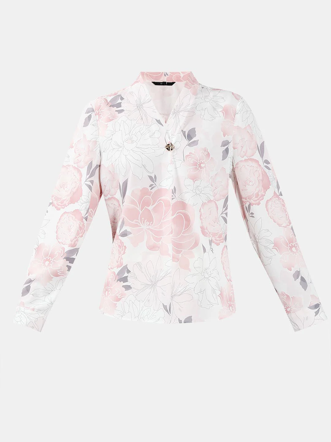 Vero Moda Pink & White Floral Top - Image 7