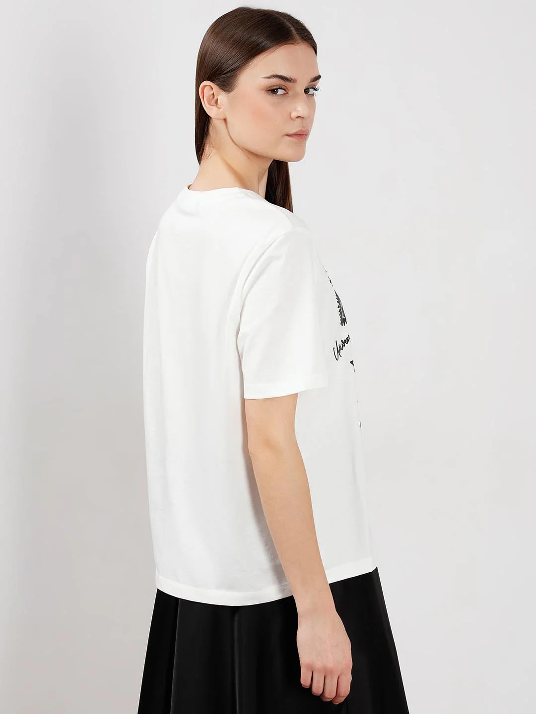 Vero Moda White Printed Cotton T-Shirt - Image 3