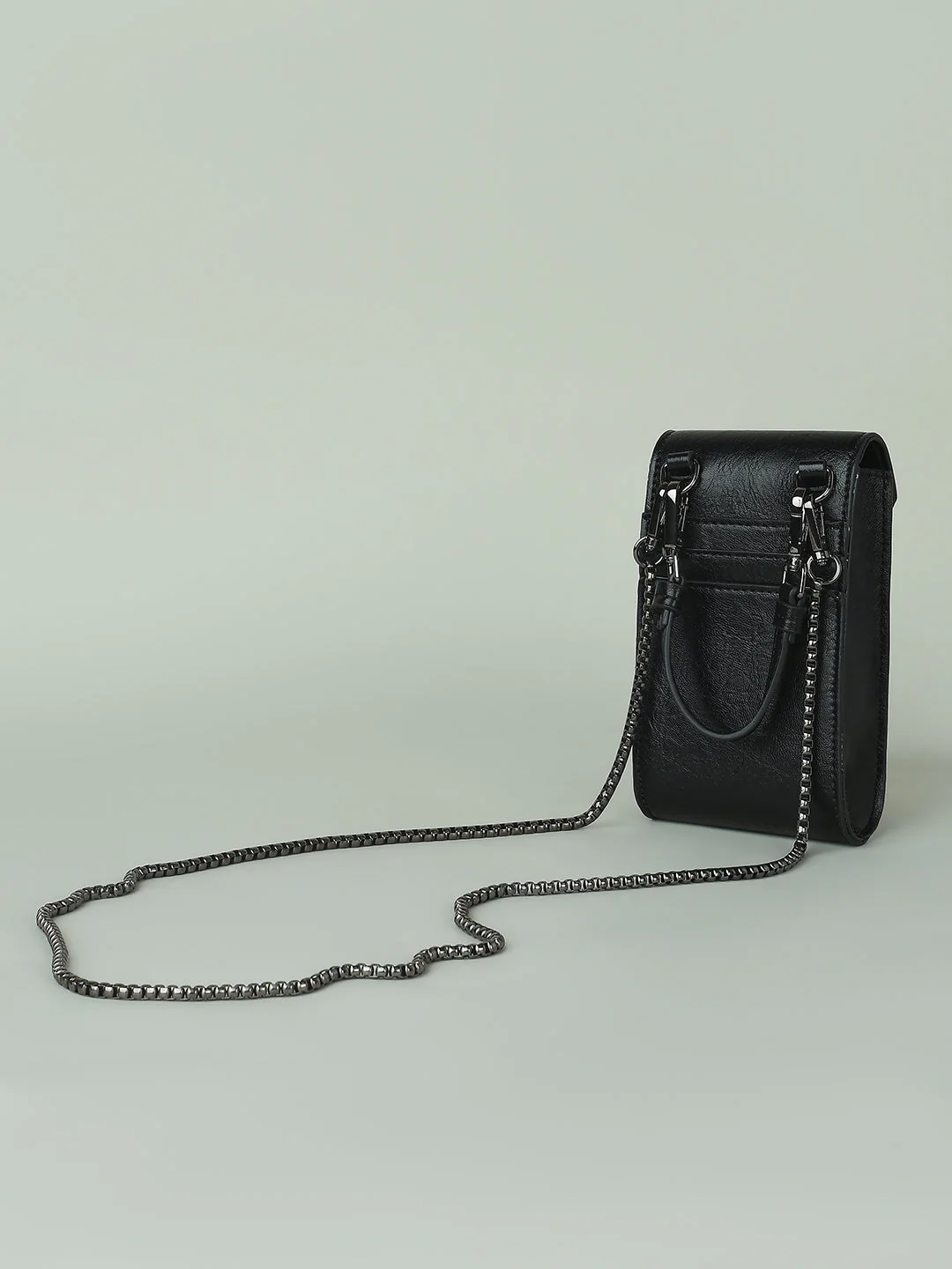Black Chain Strap Sling Bag - Image 3
