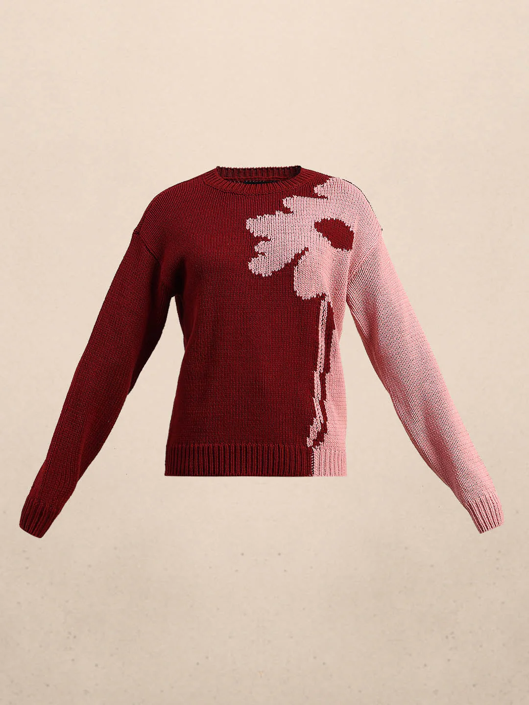 Dual Tone O-Neck Pullover - Image 7