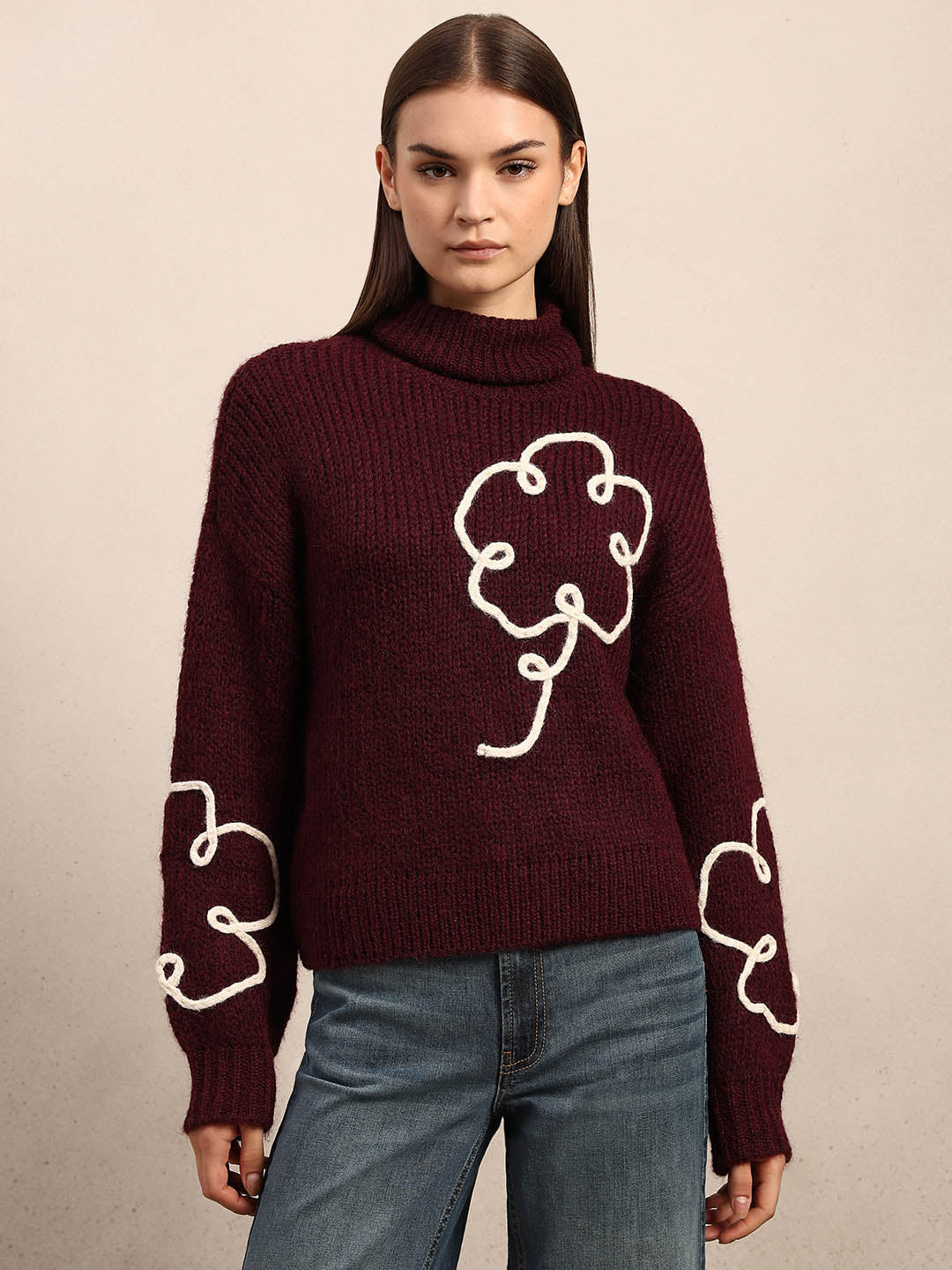 Embroidered Rollneck Sweater - Image 2