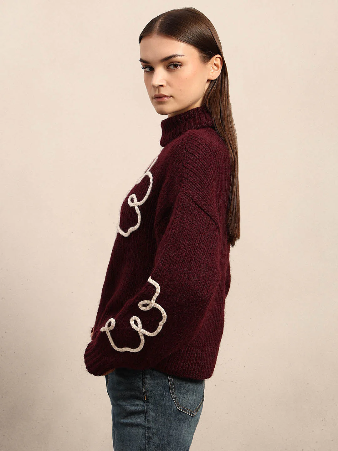 Embroidered Rollneck Sweater - Image 3
