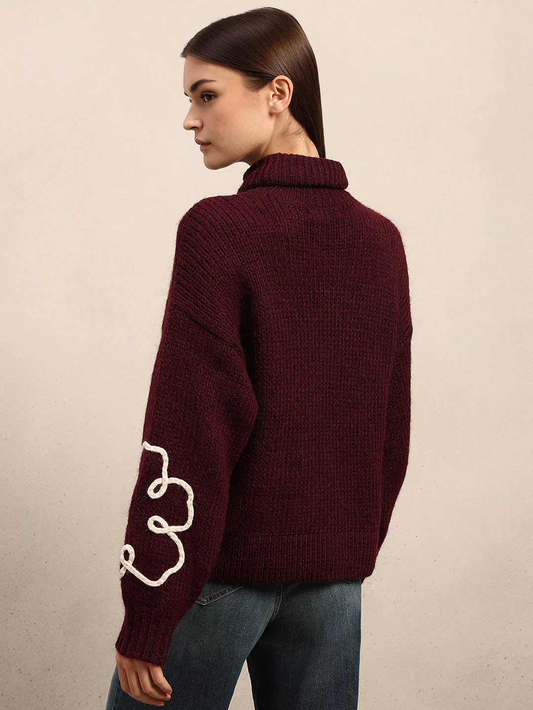 Embroidered Rollneck Sweater - Image 4