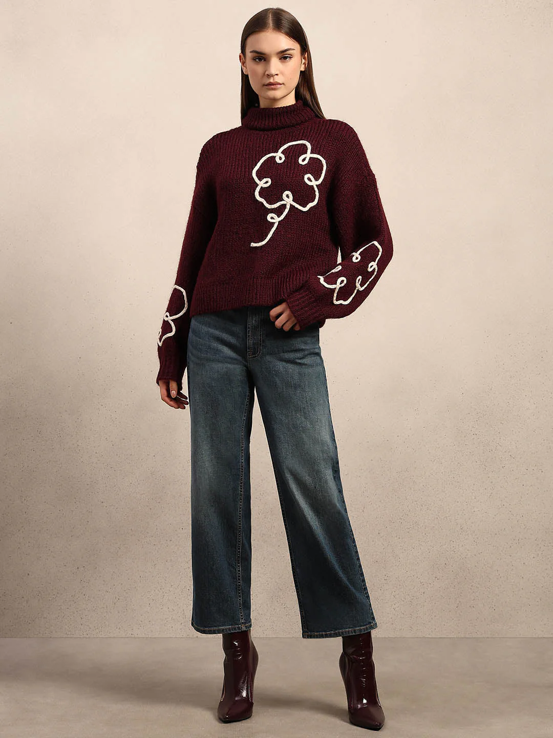 Embroidered Rollneck Sweater - Image 5
