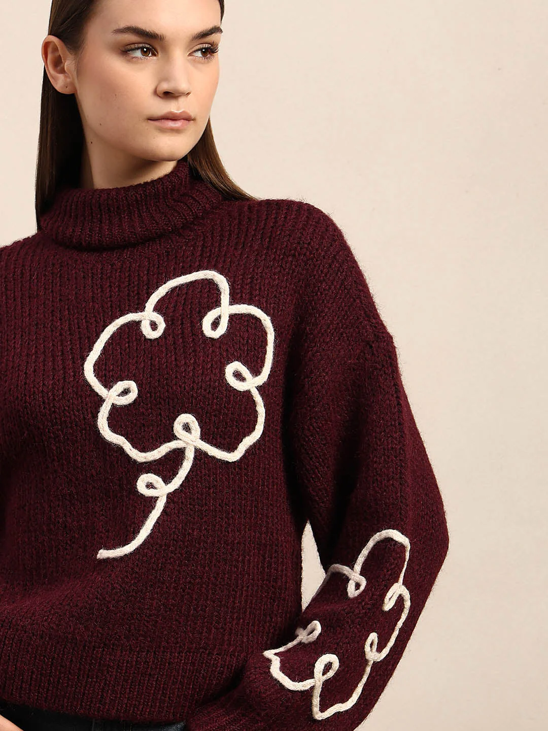 Embroidered Rollneck Sweater - Image 6