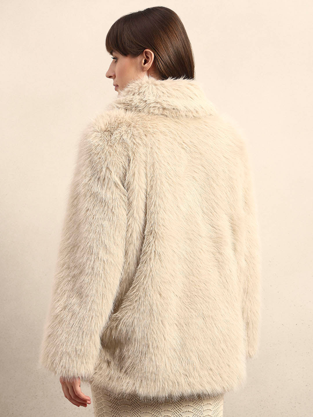 Faux Fur Coat - Image 4