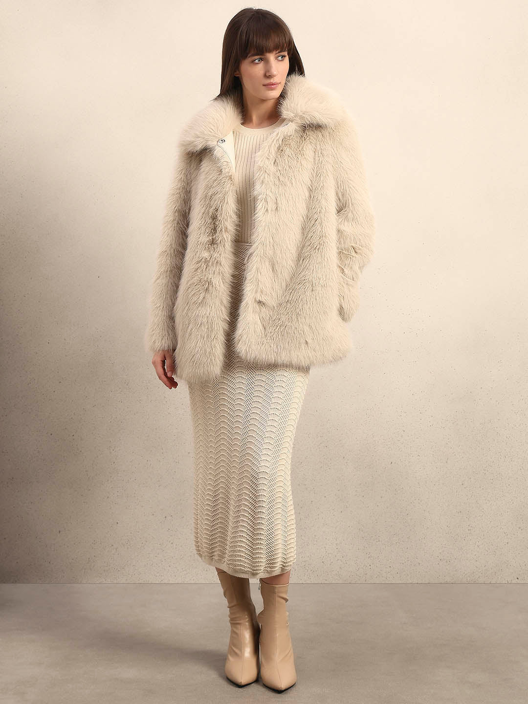 Faux Fur Coat - Image 5