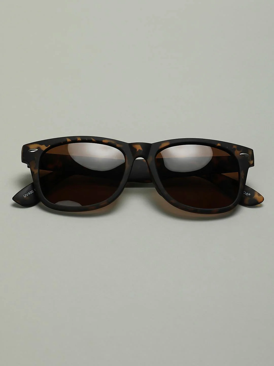 Chocolate Brown Square Shaped Sunglasses - Image 2