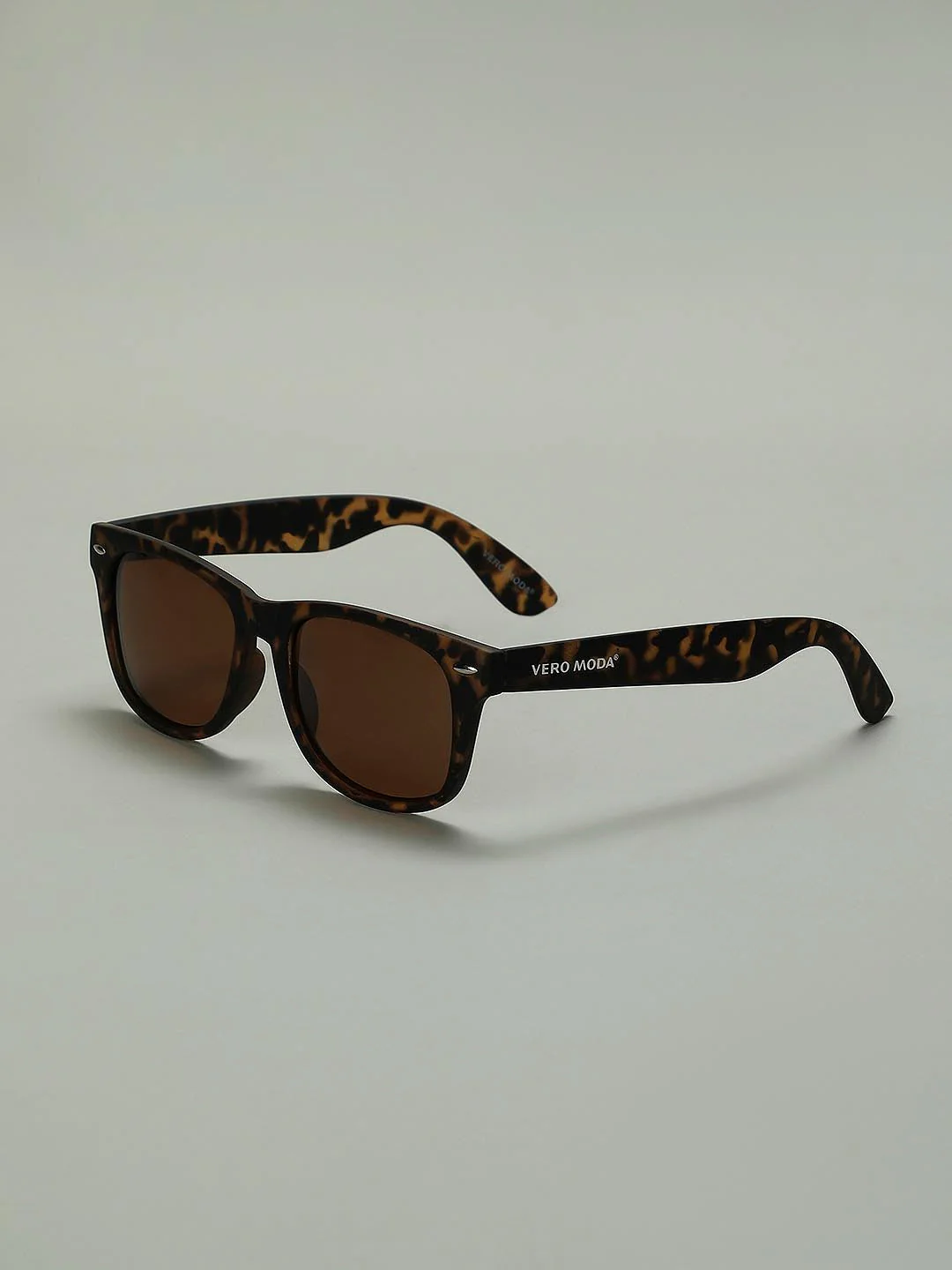 Chocolate Brown Square Shaped Sunglasses - Image 3