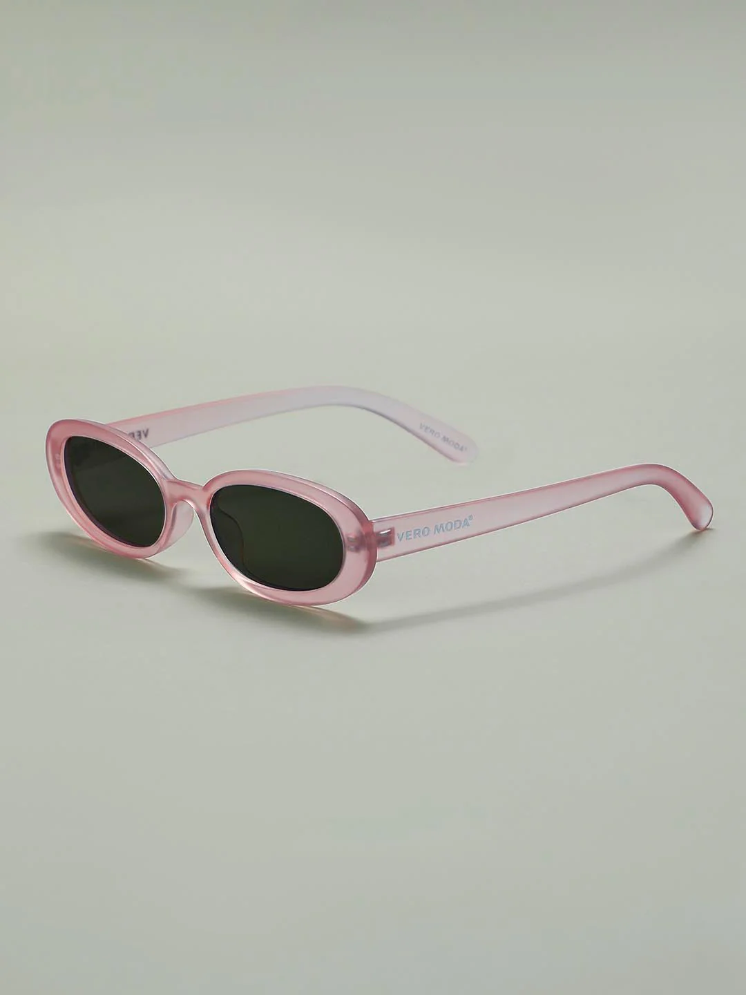 Pink Oval Framed Sunglasses - Image 3