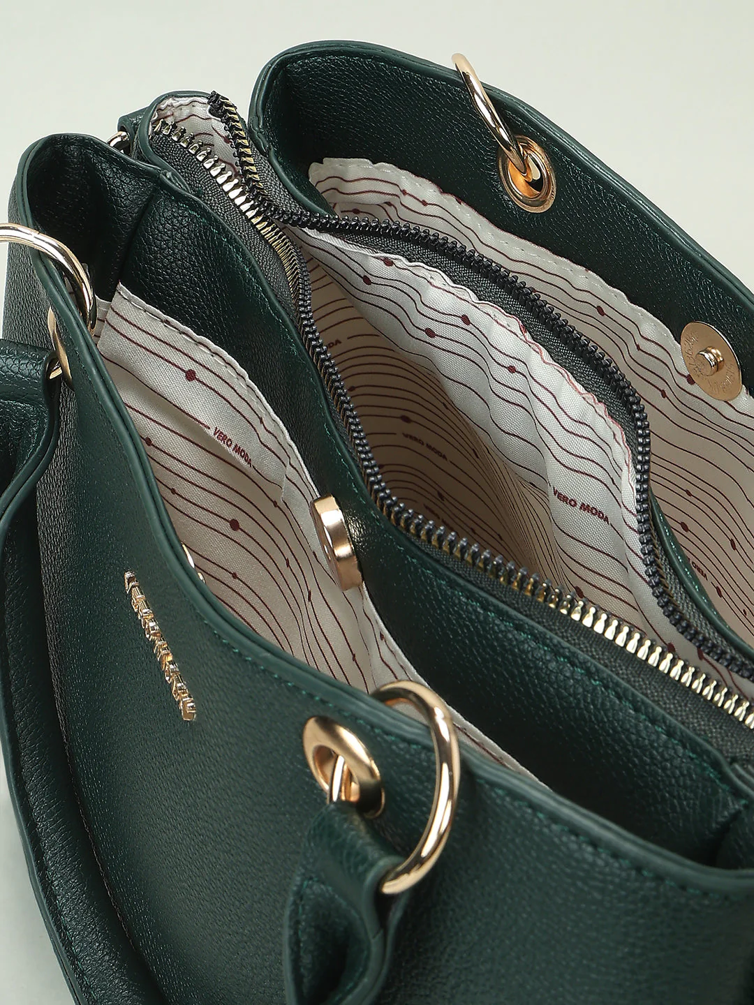 Green Detachable Strap Handbag - Image 4