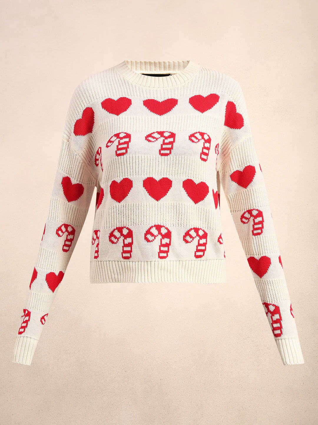 Printed O-Neck Pullover - Image 7