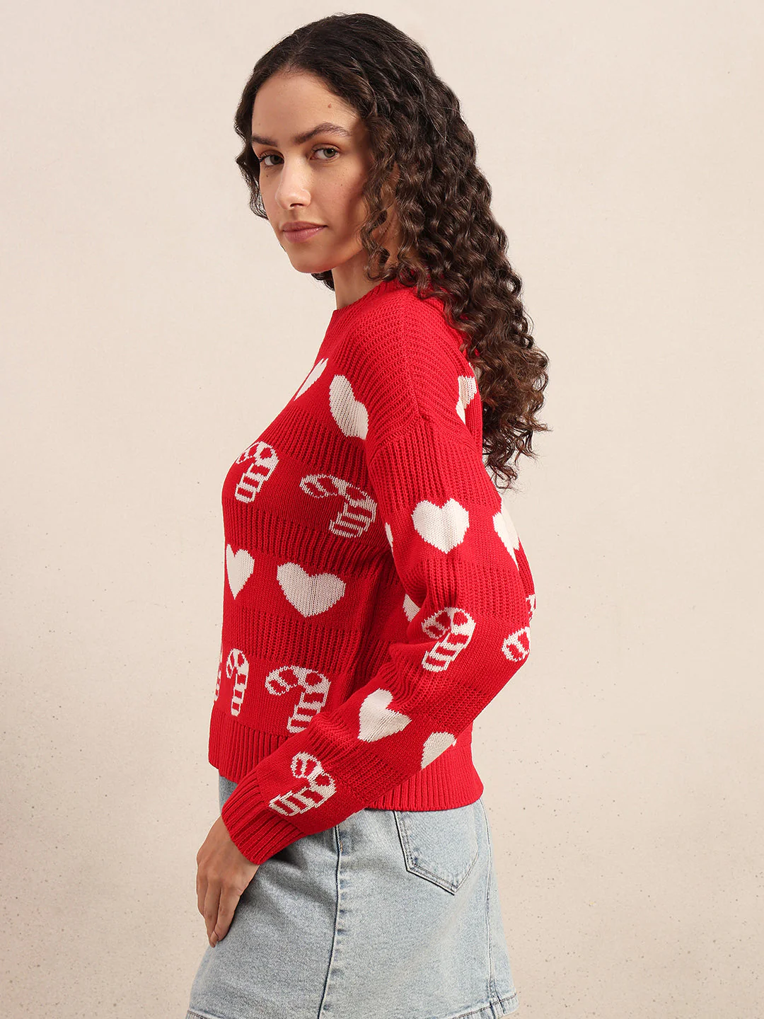 Candy Cane O-Neck Pullover - Image 3