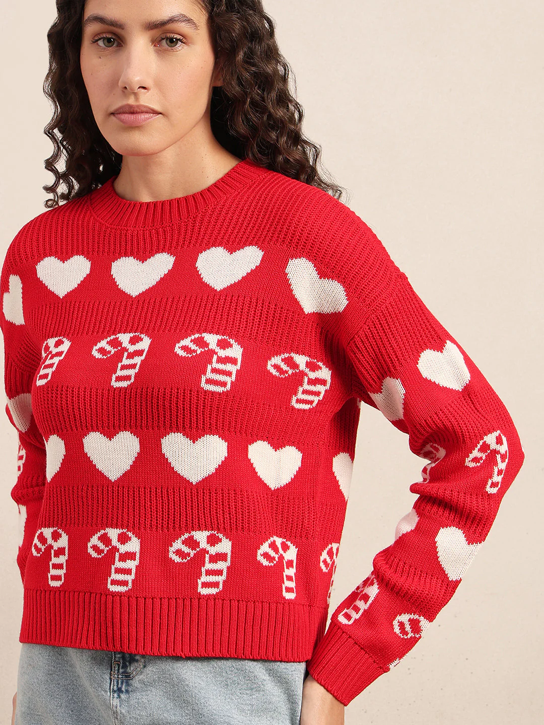 Candy Cane O-Neck Pullover - Image 6