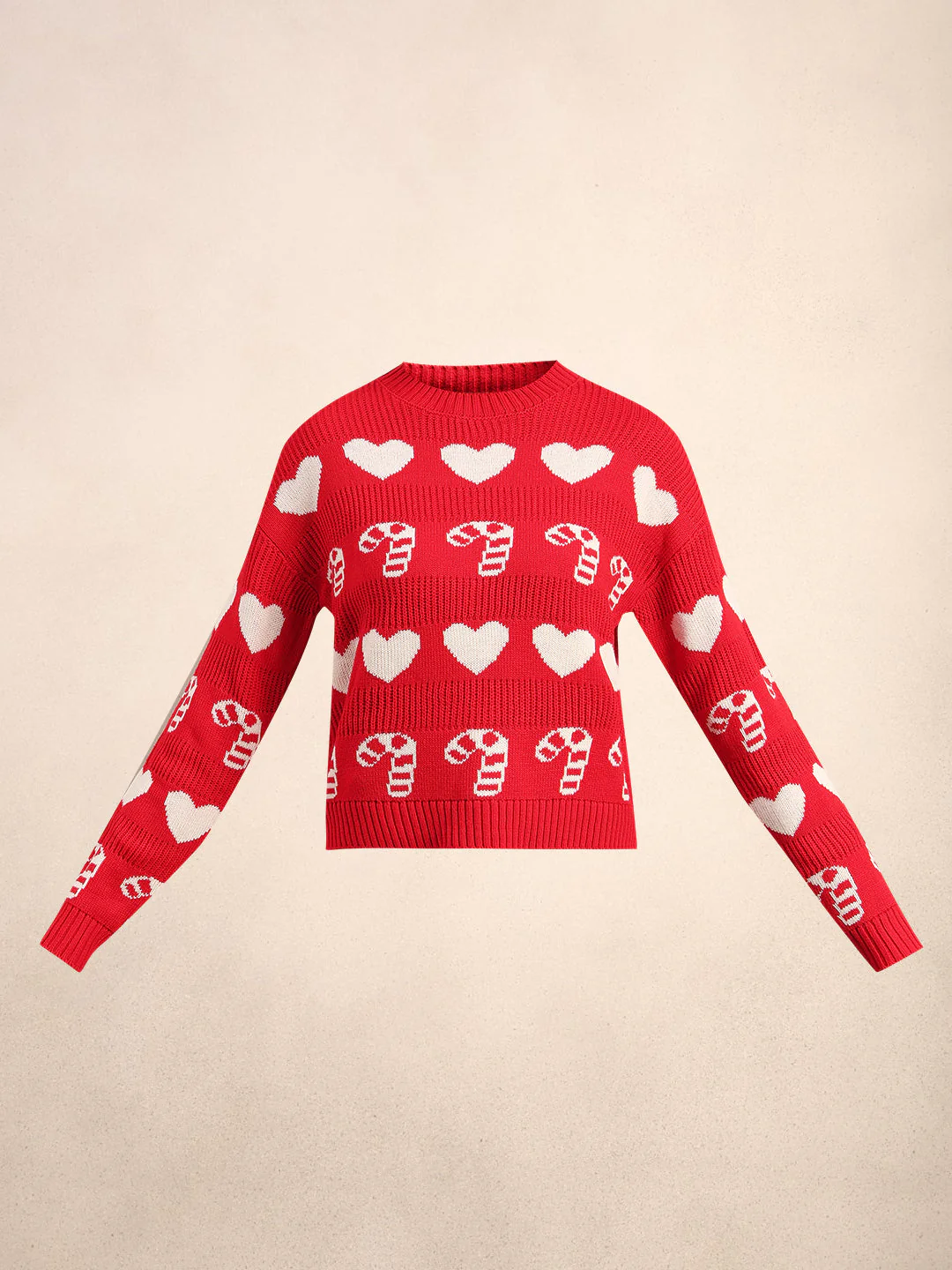 Candy Cane O-Neck Pullover - Image 7