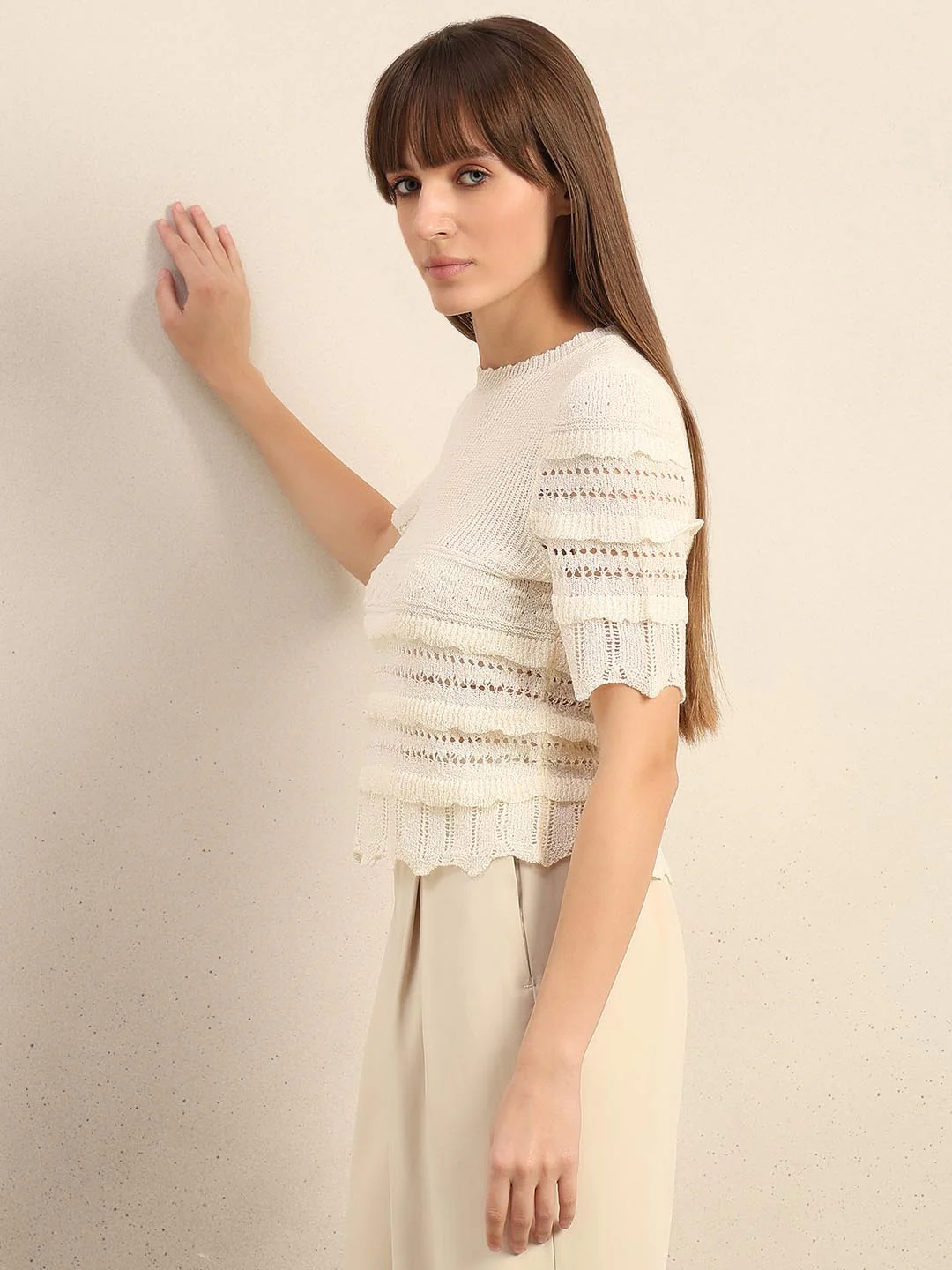 Off-White Knit Top - Image 3