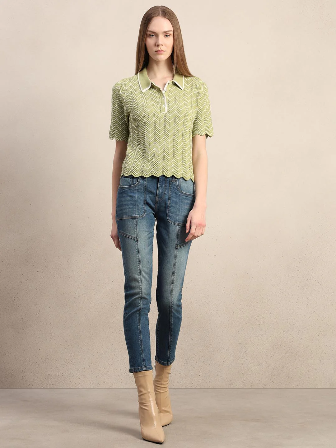 Green Knitted Top - Image 5
