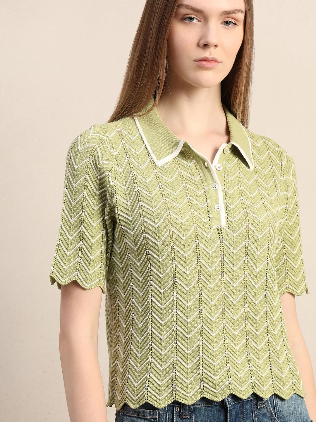 Green Knitted Top - Image 6