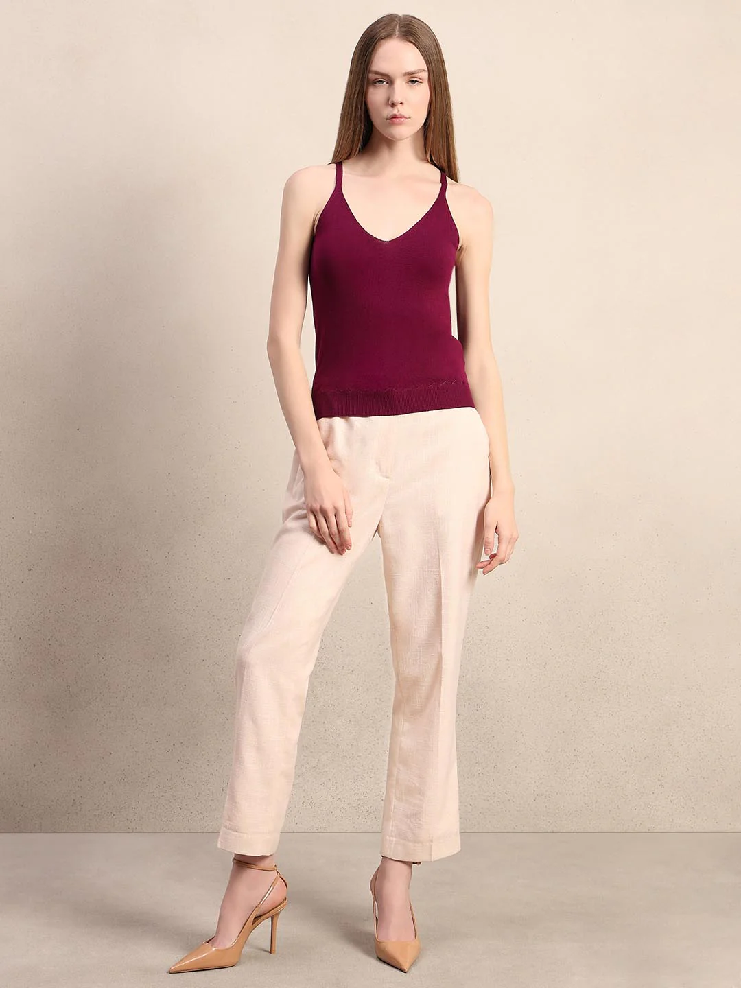 Maroon Knit Top - Image 5