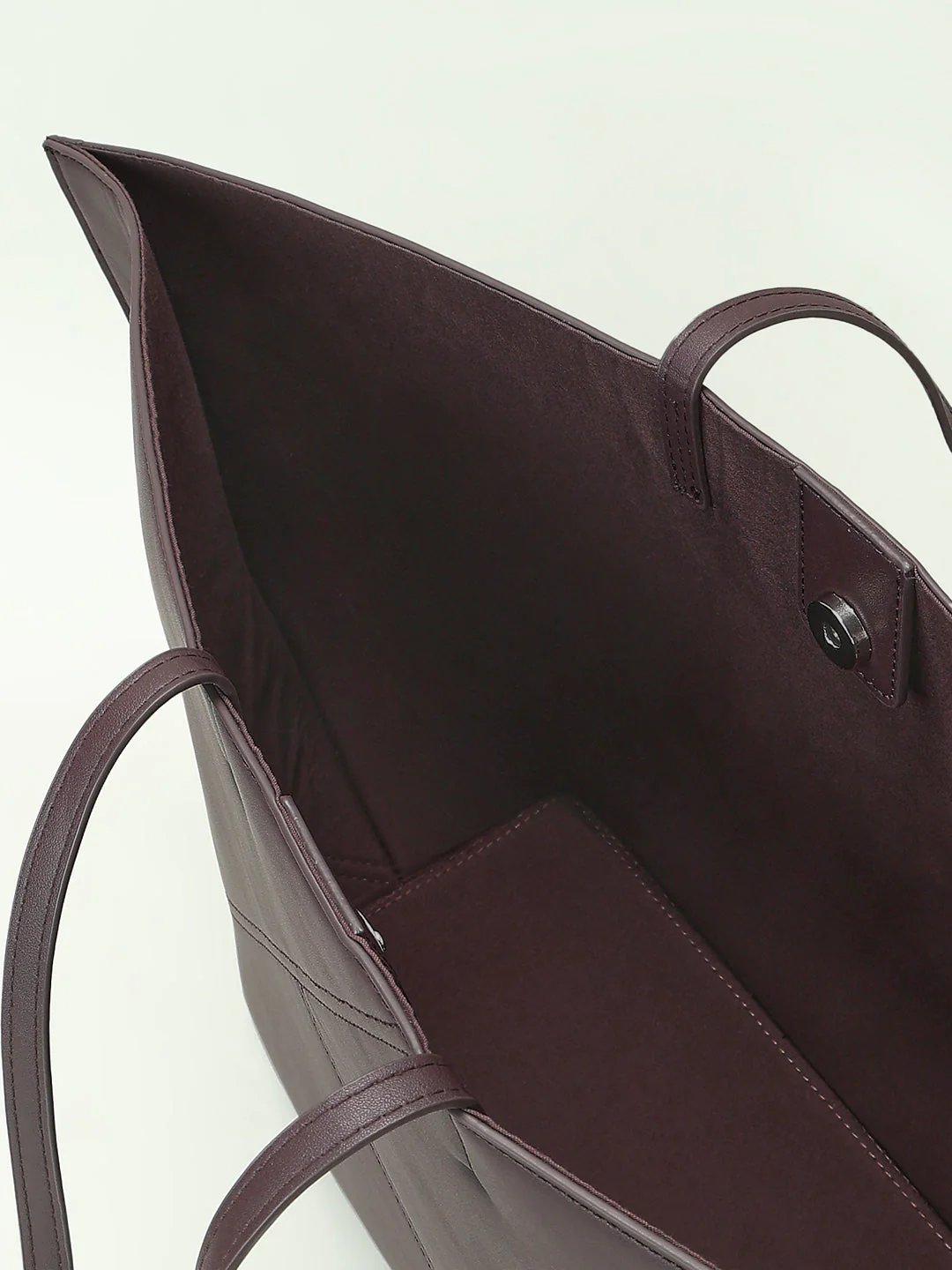 Chocolate Brown Shopper Bag - Image 4