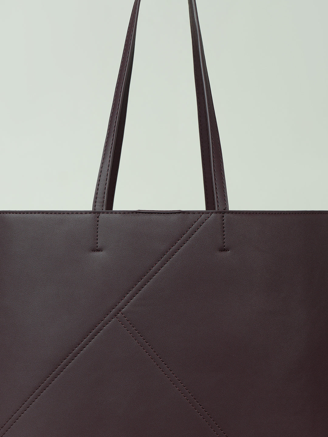 Chocolate Brown Shopper Bag - Image 5