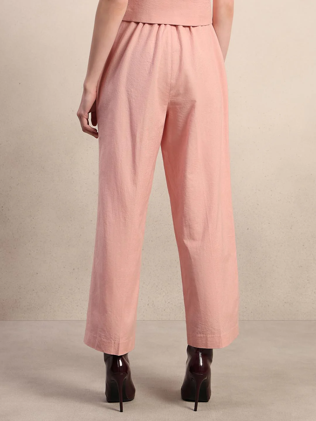Pink Straight Fit Pants - Image 4