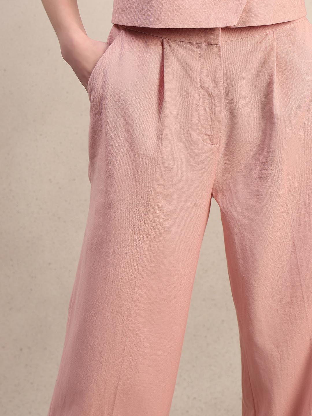 Pink Straight Fit Pants - Image 6
