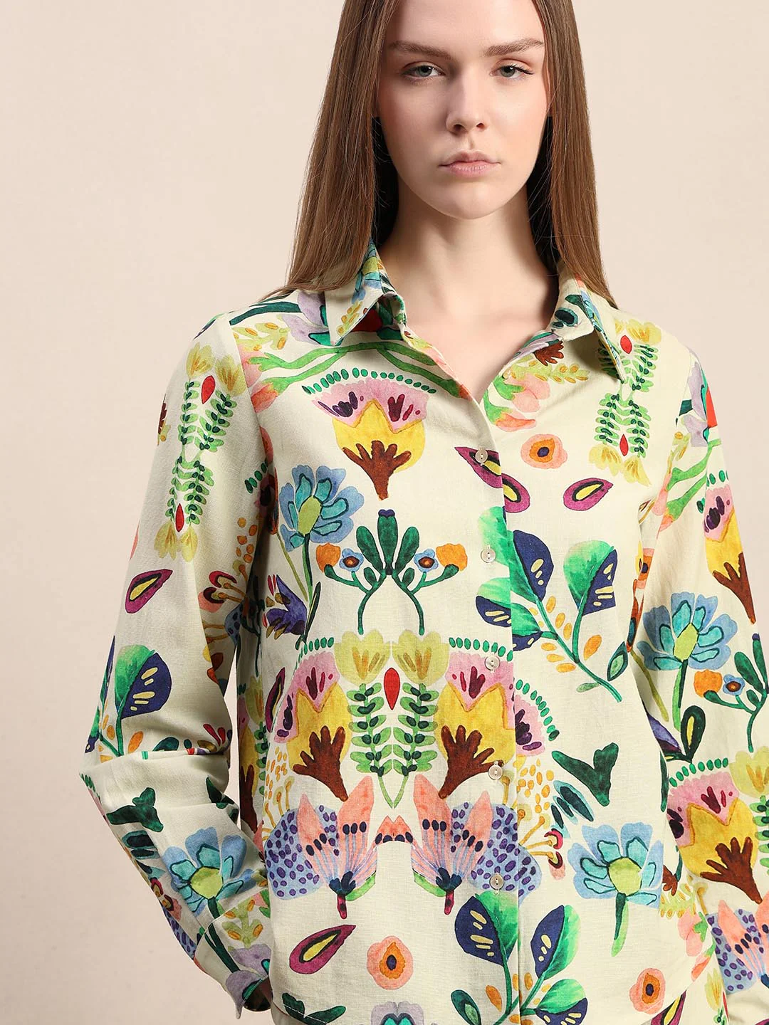 Multi-Colour Printed Full Sleeves Shirt - Image 6