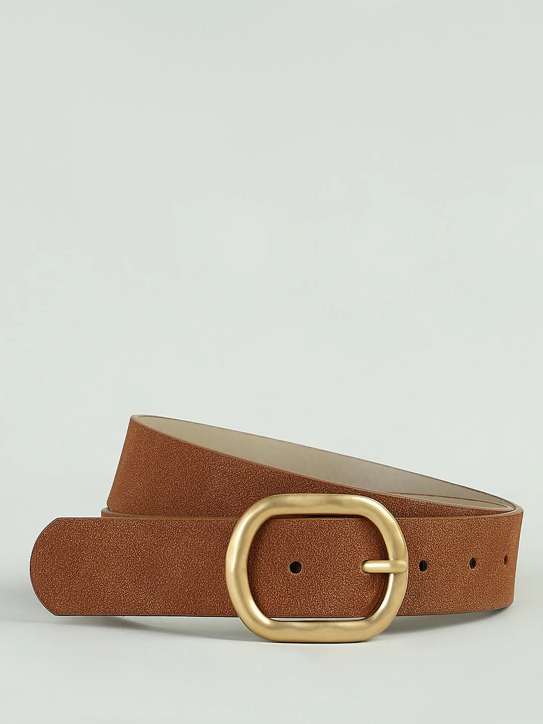 Brown Suede Belt - Image 2
