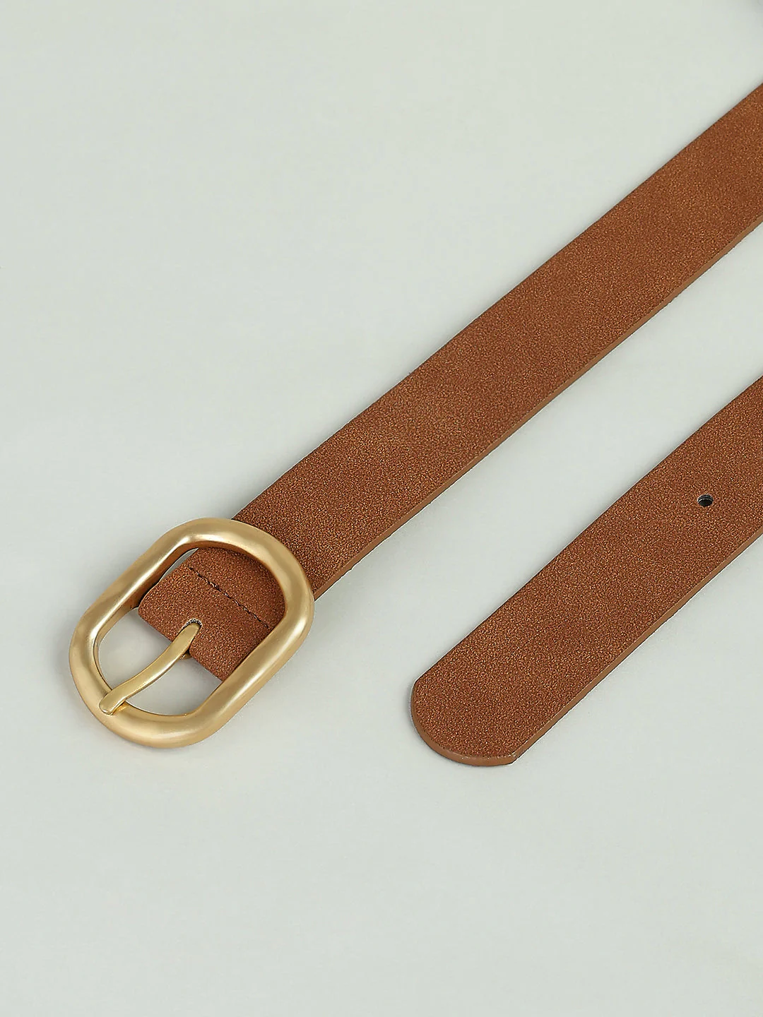 Brown Suede Belt - Image 3