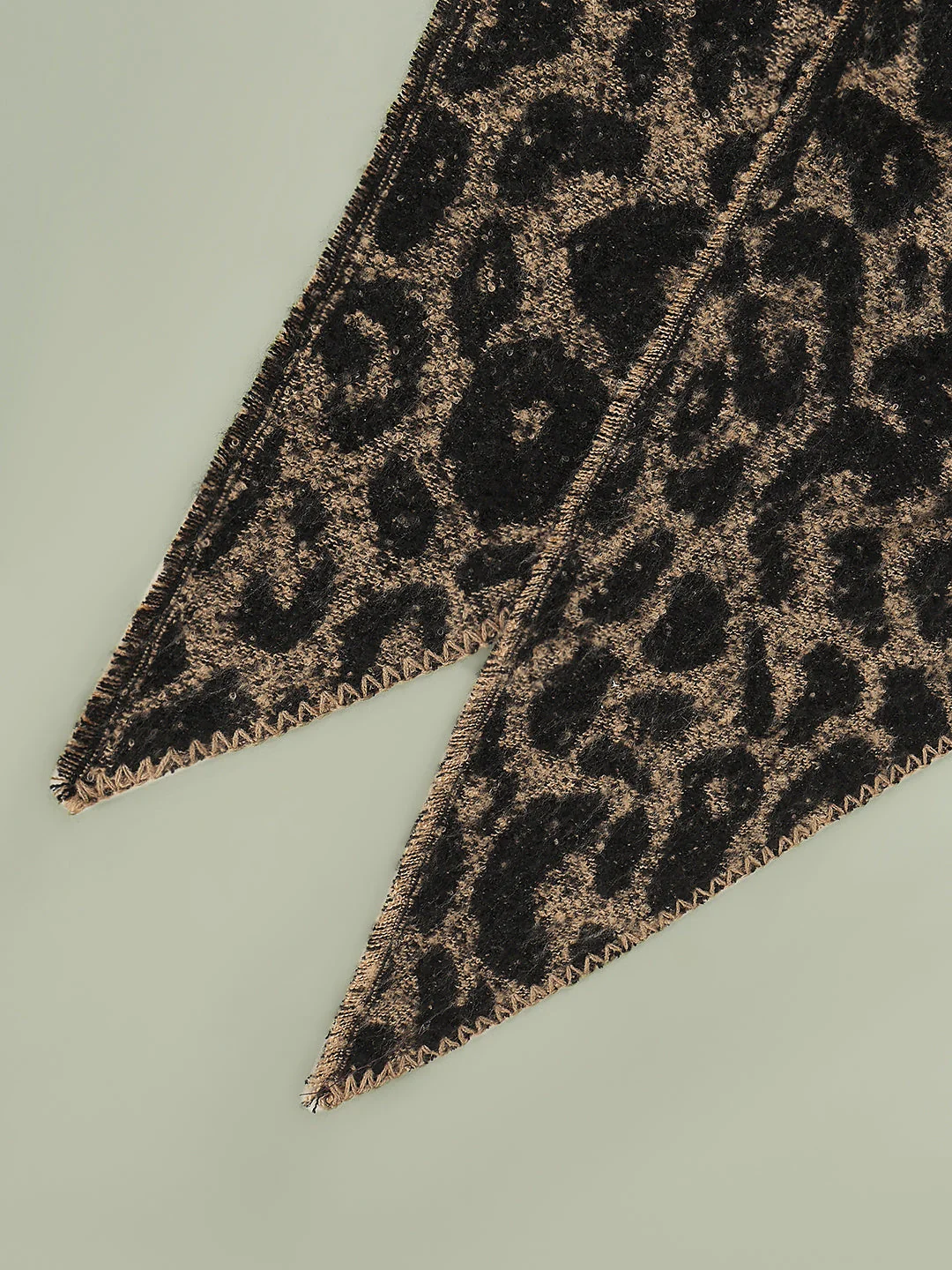 Animal Print Long Scarf - Image 3