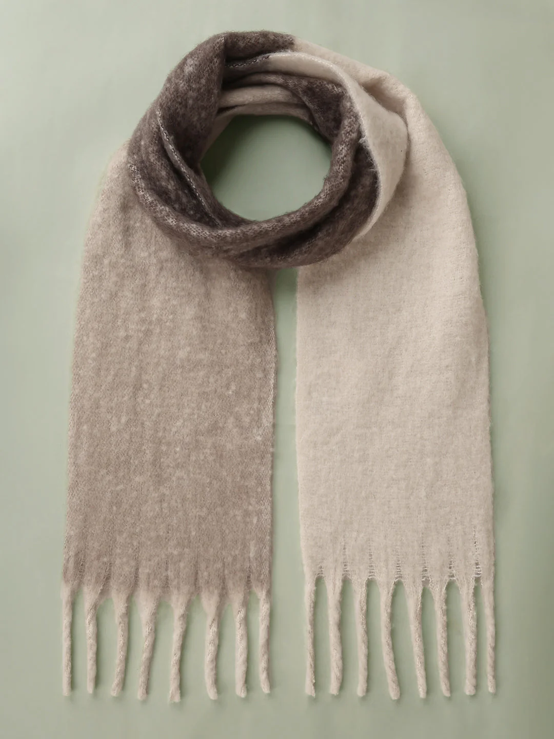 Narrow Ombre Long Scarf - Image 2
