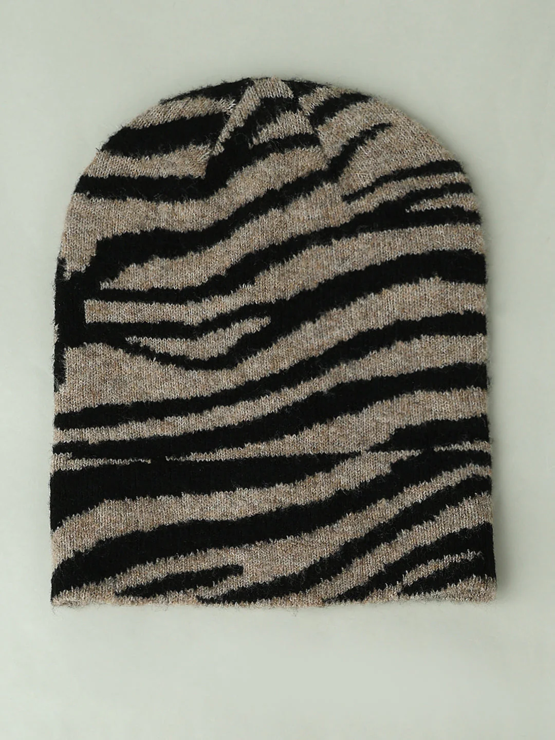 Zebra Print Beanie - Image 2