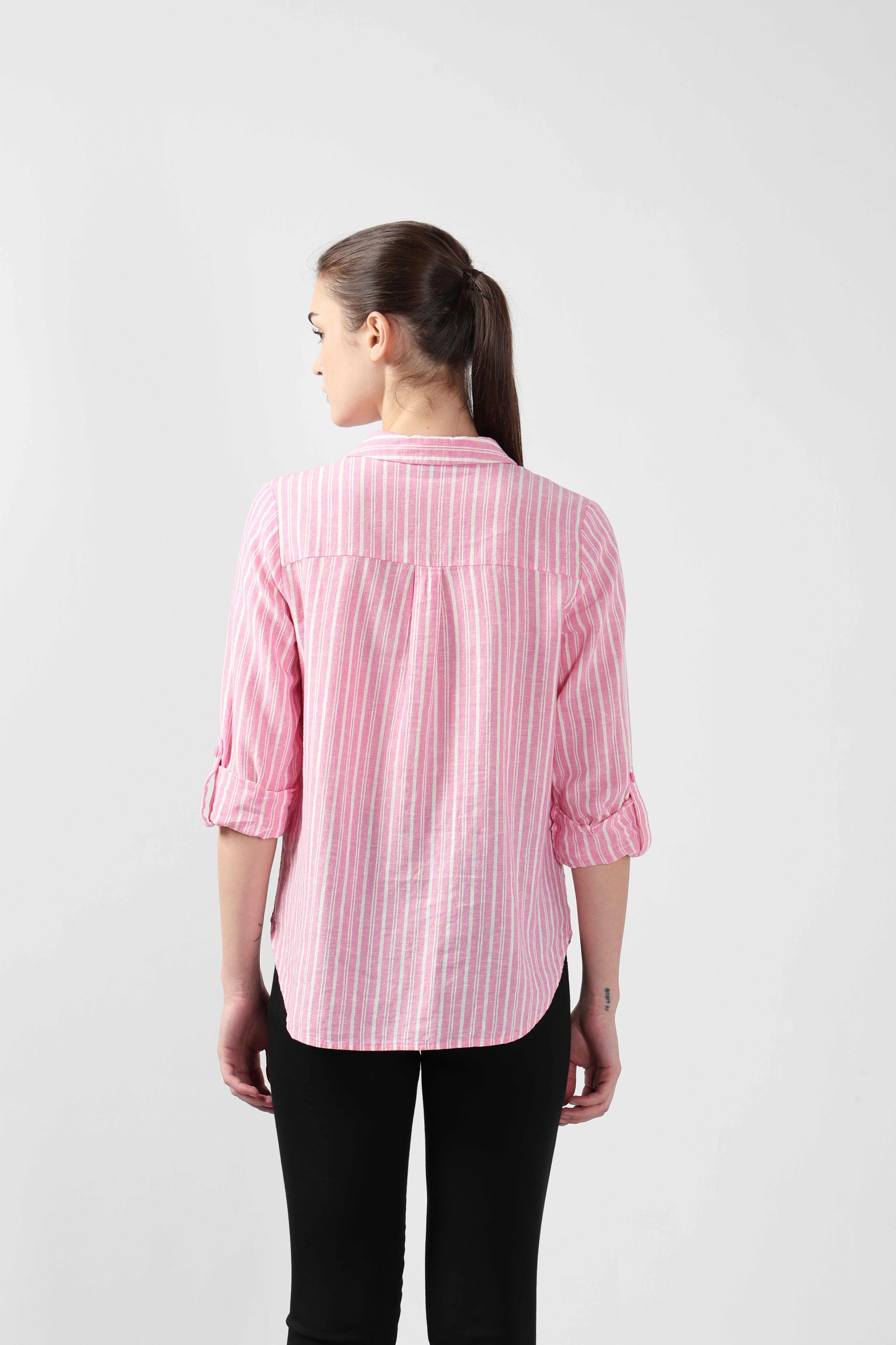 Pink Striped Shirt - Image 10