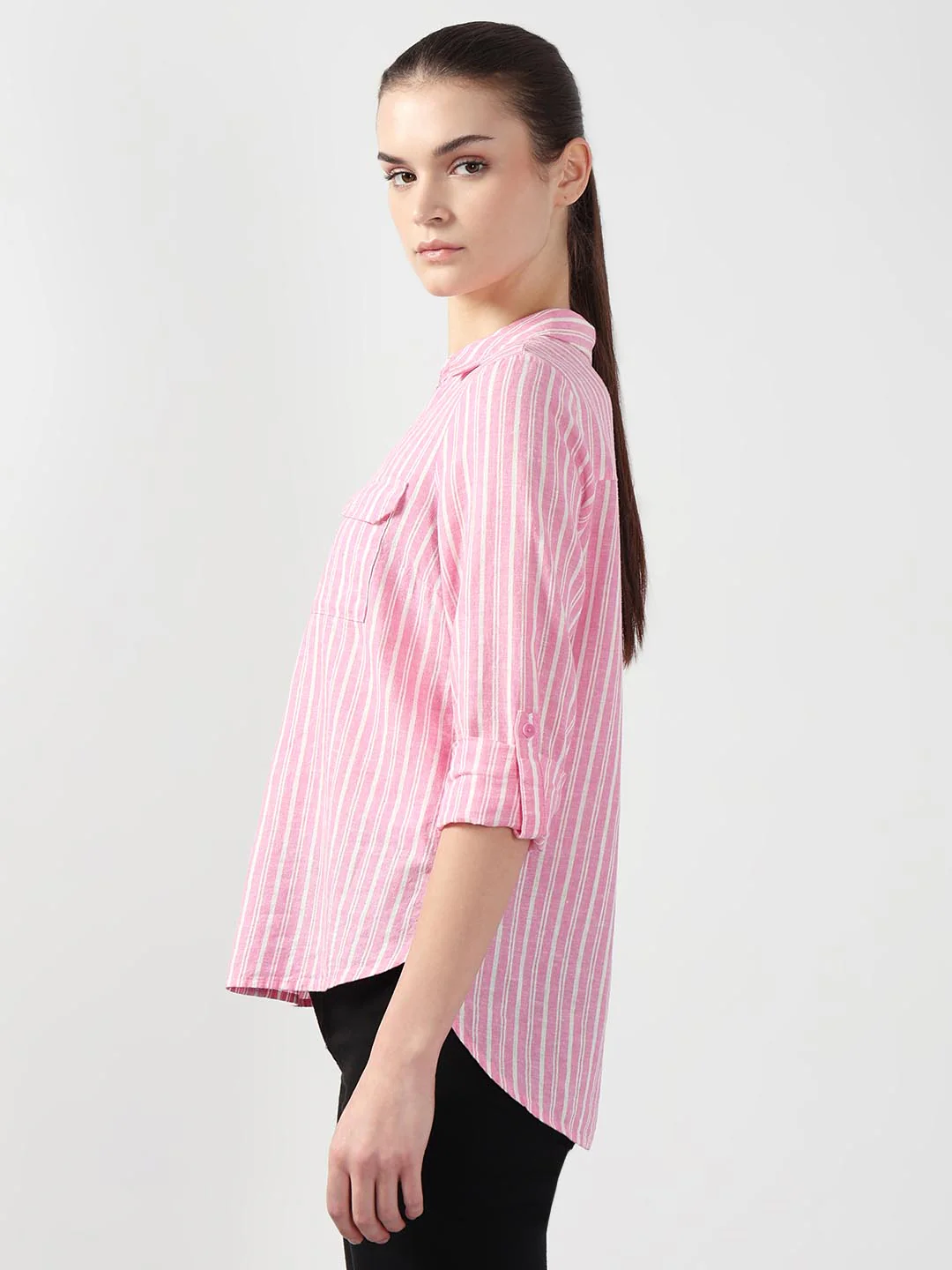Pink Striped Shirt - Image 4